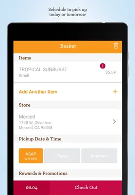 Jamba Juice android App screenshot 1