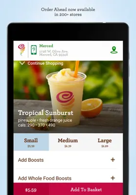 Jamba Juice android App screenshot 2