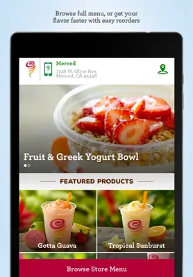 Jamba Juice android App screenshot 3