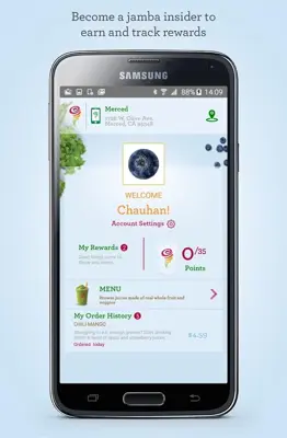 Jamba Juice android App screenshot 5