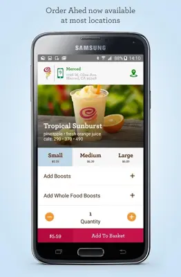 Jamba Juice android App screenshot 7