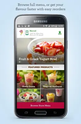 Jamba Juice android App screenshot 8